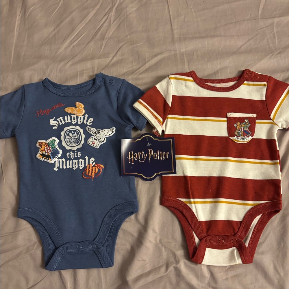 Harry Potter Bodysuit Set - Blue and Red